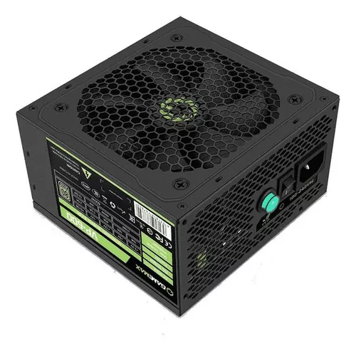 Fonte de alimentação para PC GameMax VP Series VP-600-RGB 600W preta  100V/240V