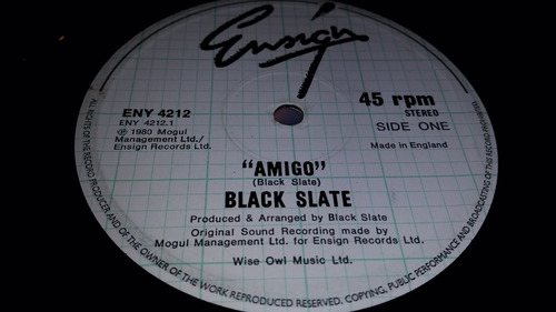 Black Slate Amigo Black Slate Rock Vinilo Maxi Uk Muy Bueno