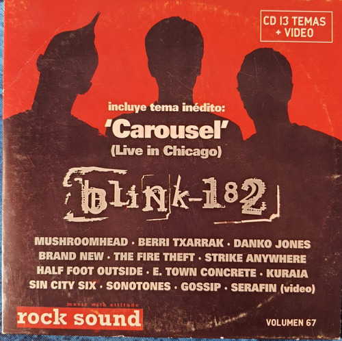 Cd Rocksound Volume 67 (2003) Blink 182 Y Otros Artistas