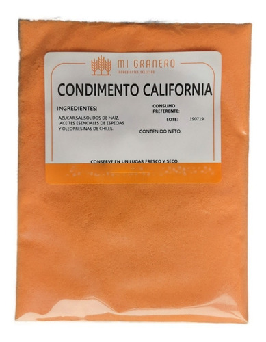 Condimento California 500 Gramos