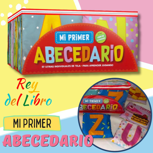 Colección De Tela Abecedario - Alfabeto + Libro Actividades