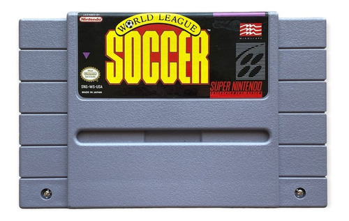 World League Soccer - Super Nintendo - Snes (no Box)