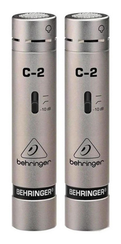 Microfono Behringer C-2 Estudio De Condensador 2 Piezas