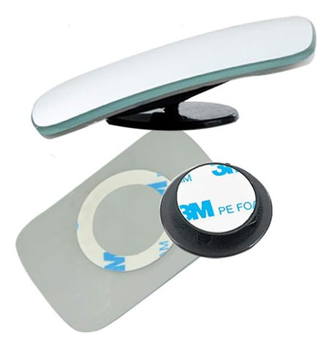 Espejo Gran Angular Ampper Para Retrovisor, Rectangular, X2