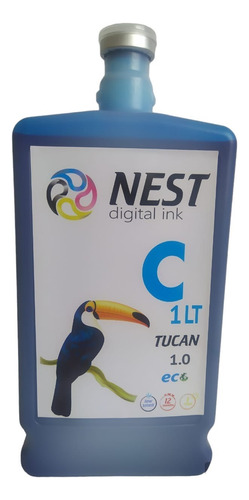 Nest Digital Tinta Eco Solvente Tucán X 1 Litro Cian