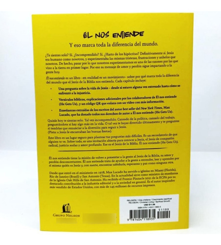 Él Nos Entiende - Max Lucado
