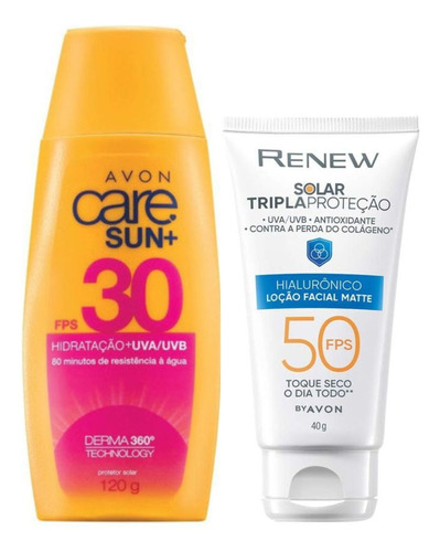 Kit Protetor Solar Facial + Protetor Corporal - Avon