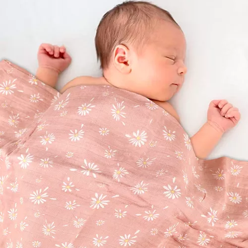Manta de Muselina suave para Bebé 100% Algodón 110 x 120 cm