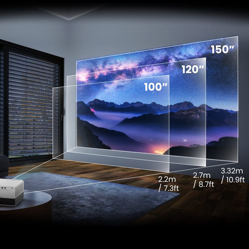 Projector Benq Gp500 Smart True 4k Hdr 360 Sound 120