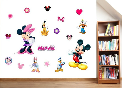 Vinilos Infantiles Minnie Mouse - Cali - Pared De 2m   
