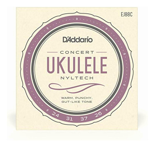 D'addario Ej88c Nyltech Concert Ukulele Strings