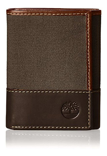 Cartera Piel Auténtica De Dos Tonos Para Hombre Timberland