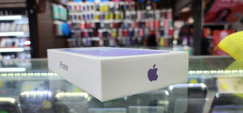 Caja Para Iphone 11 Morado Lila C/manuales Llave Sim (Usado)
