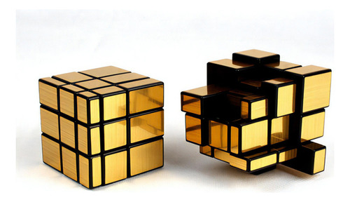 Bloques de espejo Mirror Cube Mirror Qiyi Gold 3x3