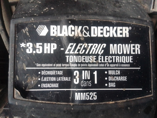 Imagen 5 de 5 de Máquina Cortar Grama Black& Decker Electrica