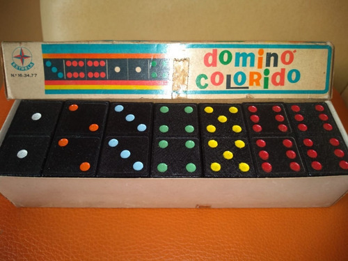 Juego Domino Colorido Martinelli Sm Sao Paulo Brasil