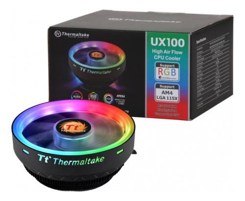 Outlet Cooler Cpu Thermaltake Ux100 Argb (hasta 65w)