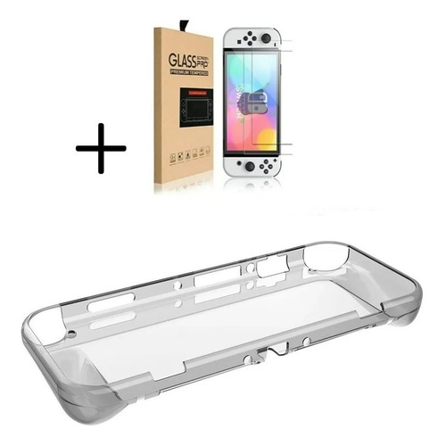 Imagen 6 de 7 de Bolso Nintendo Switch Oled + Mica + Carcasa