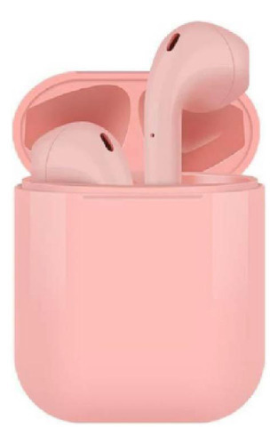 Mini auriculares Bluetooth i7S Tws, color rosa