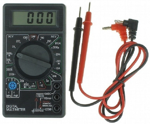 Multímetro Digital Voltímetro Ac Dc Continuidad Tester