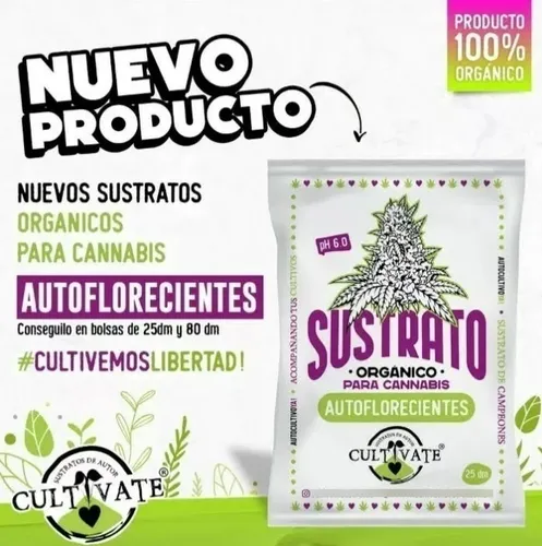 Cultivate Sustrato Autofloreciente 25 Lt Biobizz 250 Ml