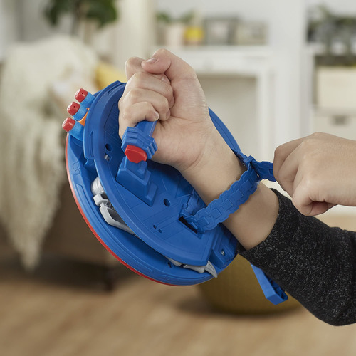 Nerf Blaster Marvel Mech Strike Mecasaurs Capitán América