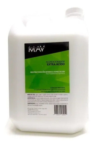 Acondicionador Extra Acido Mav Post Trat Quimico  X 5lt