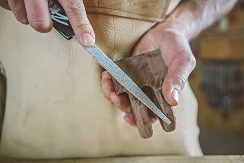 Lima Plana Con Punta Para Madera Abrasivo Fino - 6 Pulgadas