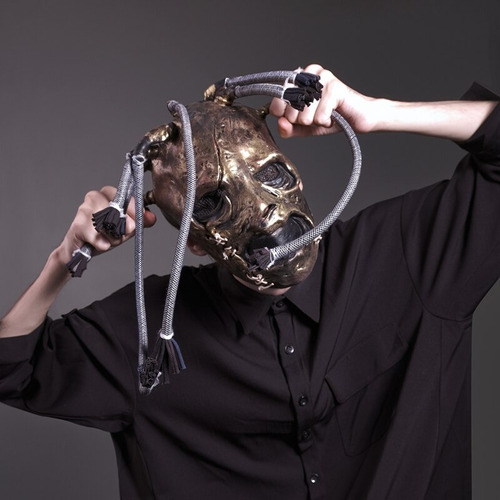 Cosplay De Cantante Dj Latex Terror Monster Mask Band Knot