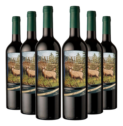 Vino Animal Malbec Caja X6 Unidades