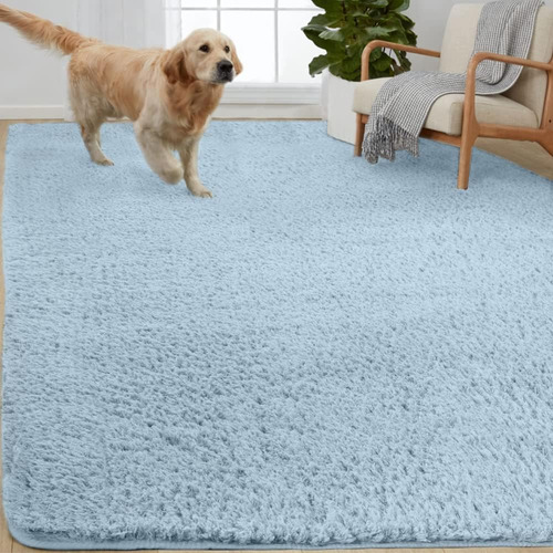 Gorilla Grip Soft Faux Fur Area Alfombra, Lavable, Resistent