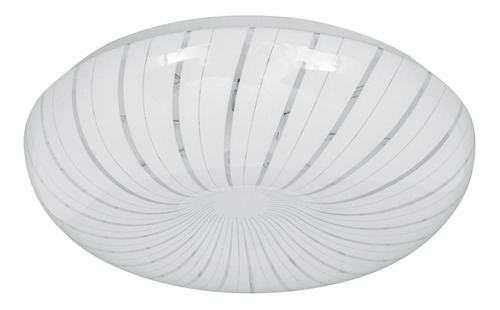 Luminario Led Tipo Plafón Decorativo 18 W, Luz Cálida