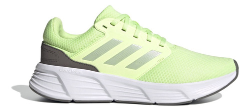 Tenis adidas Galaxy 6m Correr Hombre Color Charcoal Linen Green Met. Green Spark Diseño De La Tela Liso Talla 30.5