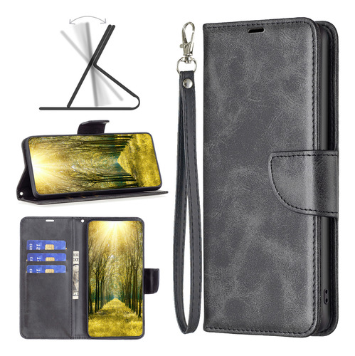 Funda Para Samsung Galaxy S10 E/ J4 Plus/j4 Prime Plus, Funda De Teléfono Tipo Cartera, Soporte Magnético De Piel, Absorbe Los Golpes