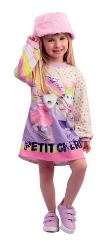 Vestido Infantil Petit Cherie Ursinho Cuddly Teddy 22006 B.e