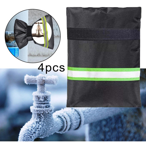 4x Protector Anticongelante Para Grifos Con Tiras