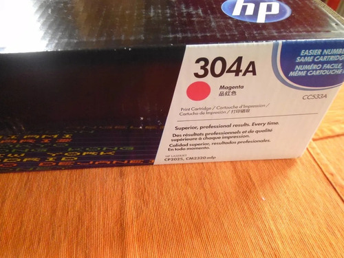 Imagen 2 de 5 de Toner Hp Original Cc533a Magenta