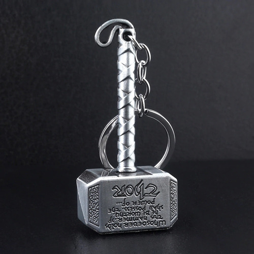 Llavero Avengers De Coleccion Martillo De Thor Metal Regalo