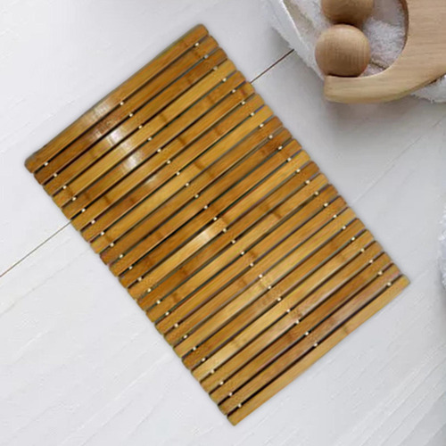 Para Alfombrilla De Baño De Madera De Bambú , Alfombrillas