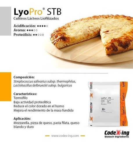 1 Cultivos Lácticos Para Hacer Queso Pizza 500lts