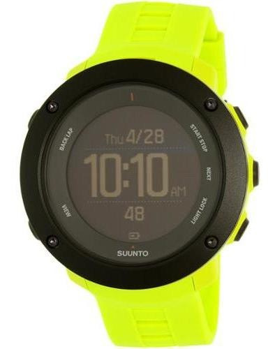 Suunto Hombres Ambit 3 Ss021971000 Verde De Goma Reloj De