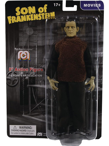 Figura De Acción Mego Horror Son Of Frankenstein