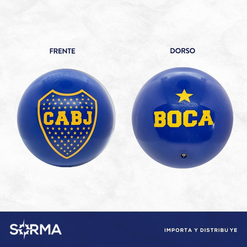 Imagen 3 de 6 de Pelota Goma River Plate Boca Jrs Licencia Oficial