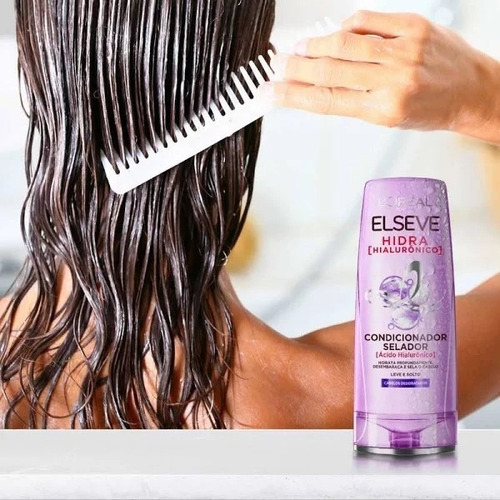 Kit Shampoo 375ml + Condicionador 170ml Hidra Hialurônico E