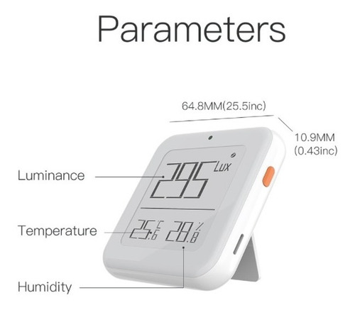Imagem 2 de 4 de Módulo Inteligente Zigbee Lux, Temperatura E Umidade