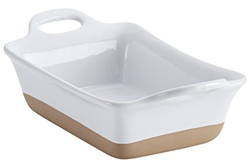 Rachael Ray Collection Stoneware Rectangular Au Gratin 12oun