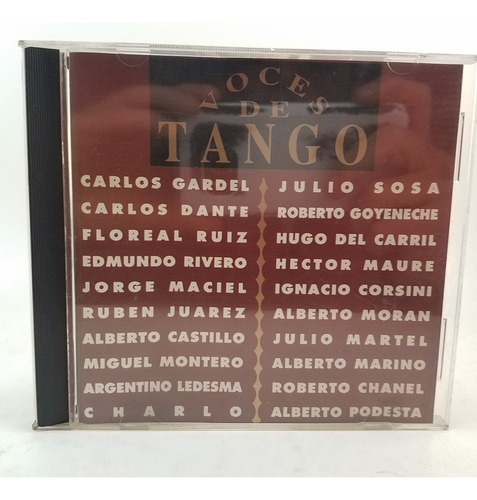 Voces De Tango - Cd - Ex - Gardel Dante Ruiz Maciel Martel