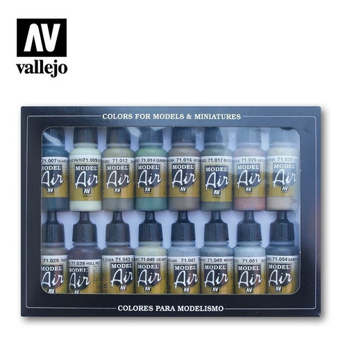 Kit Tintas 71180 Allied Forces Wwii Vallejo Air