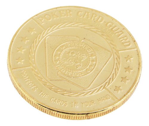 Imagen 2 de 4 de Chapado Dorado Suertudo Poker Esquirlia Mundos Moneda
