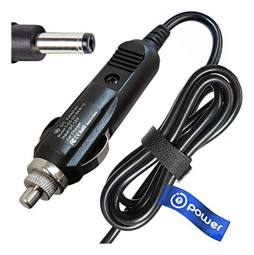 Cargador De Coche T Power De 12 V Dc Para Dvd Móvil Portátil